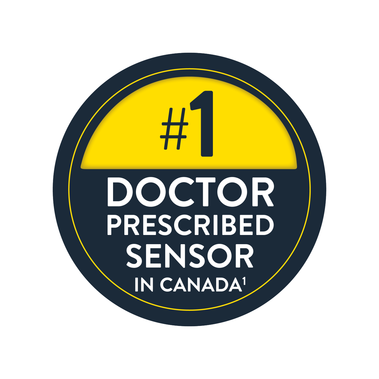 #1 Doctor Prescribed sensor-based glucose monitoring system in Canada1